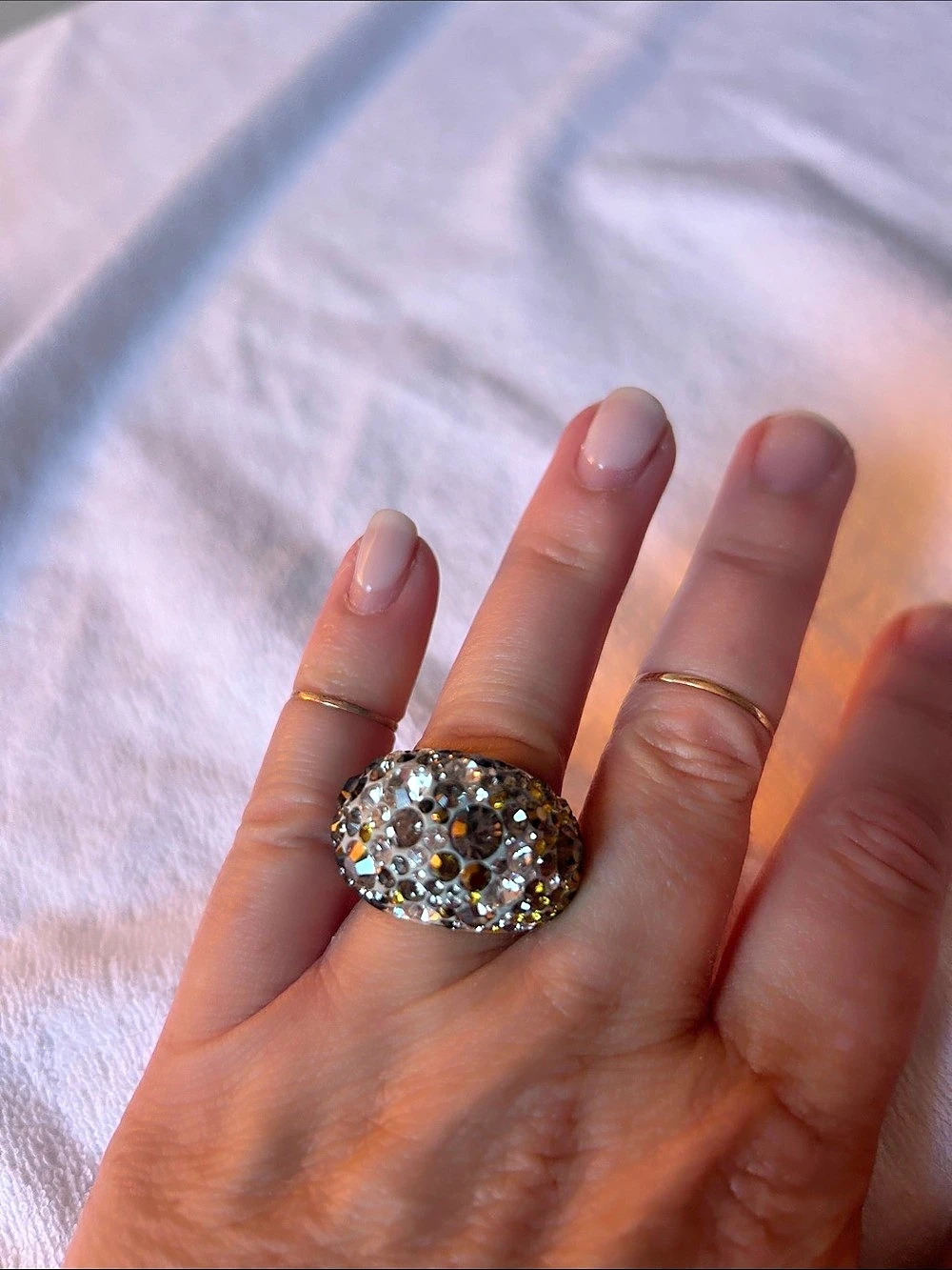 Swarovski Moca Crystal Dome Ring